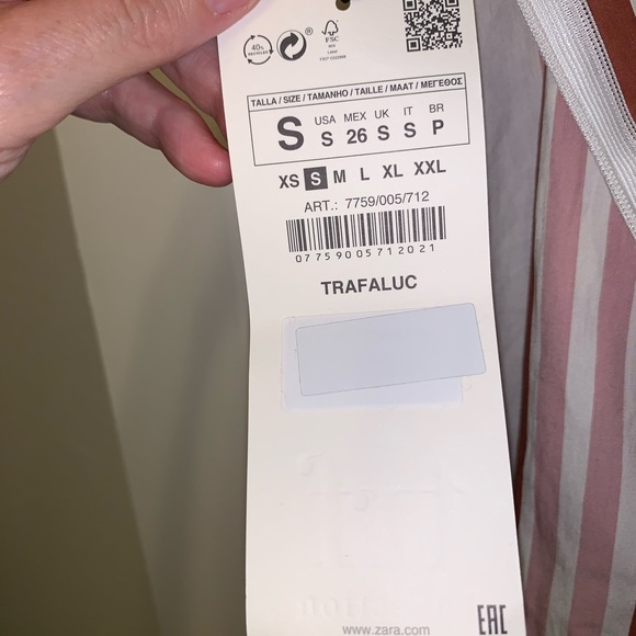 🆕Zara Striped Midi Halter Dress - Picture 5 of 6